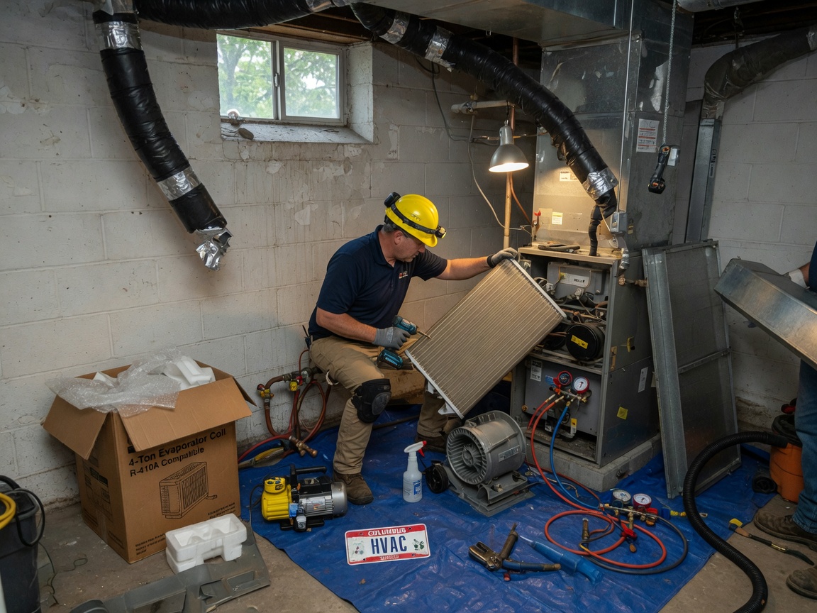 Central AC Replacement in Columbus, IN